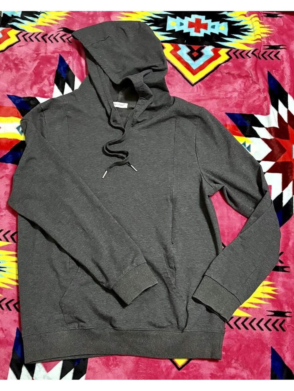 Bearsland Maternity Charcoal Gray Nursing Hoodie – Size L